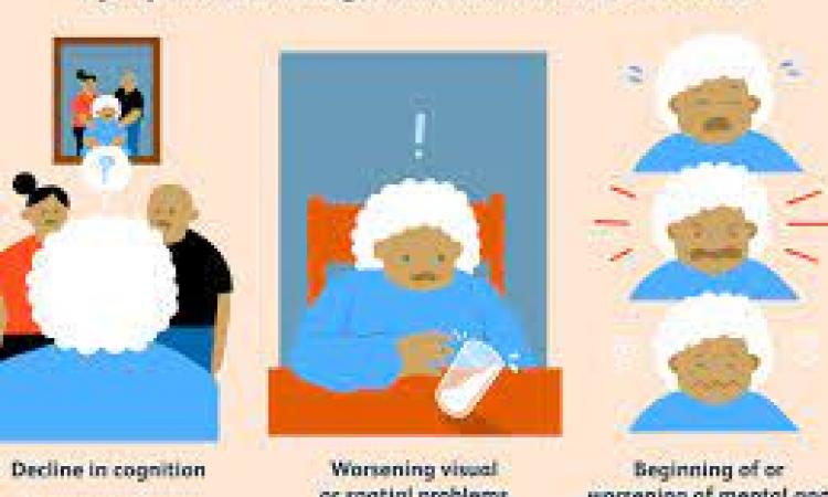 graphic of Alzheimer's symptoms